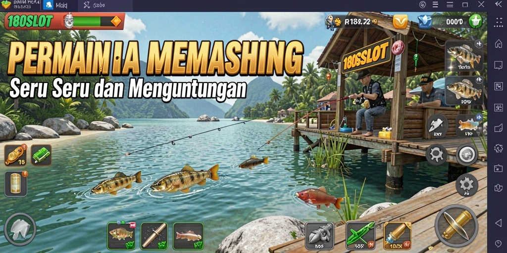 Tangkapan ikan penuh warna dalam gameplay 180SLOT yang mengasyikkan.