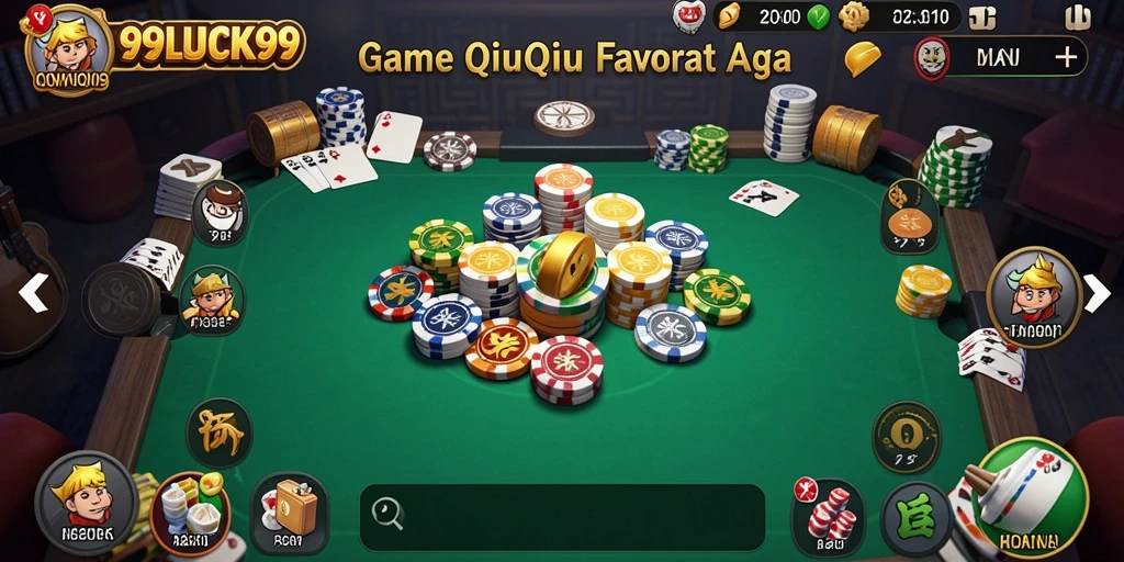 Gameplay QiuQiu yang mendebarkan dan seru.