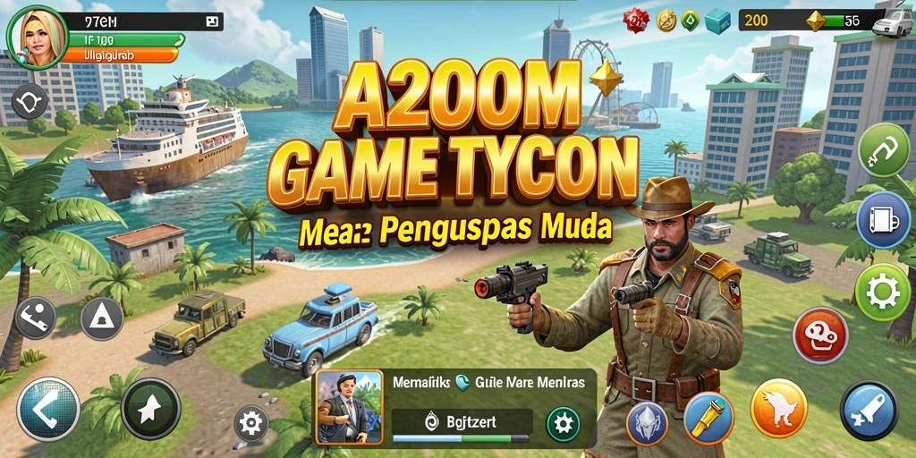 Tampilan gameplay A200M yang menarik dan interaktif.