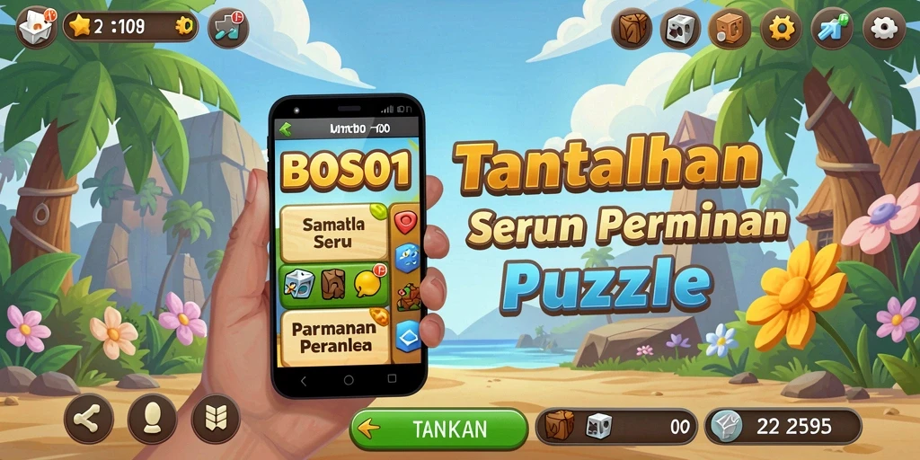 Gambaran gameplay BOS01 yang penuh tantangan puzzle.