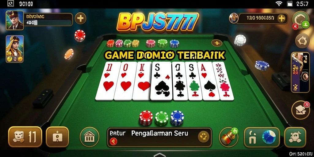 Screenshot gameplay BPJS777 yang menunjukkan keseruan bermain Domino.
