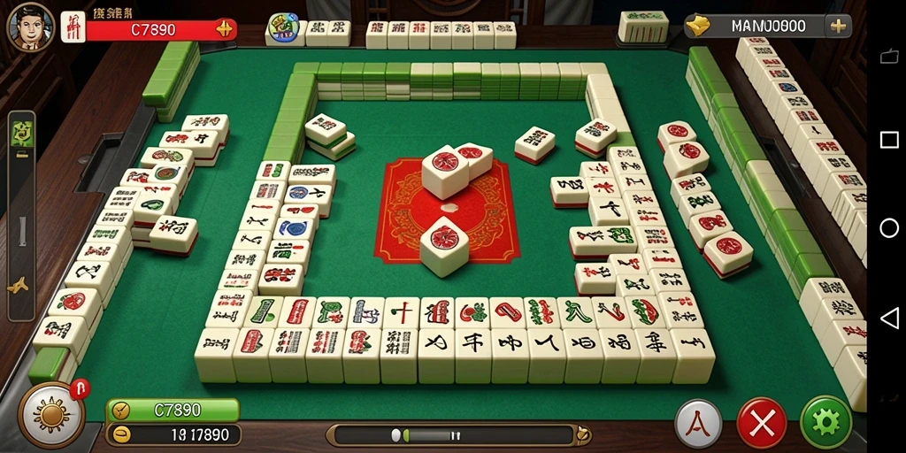 Tampilan gameplay seru dari C7890 Mahjong yang menantang.