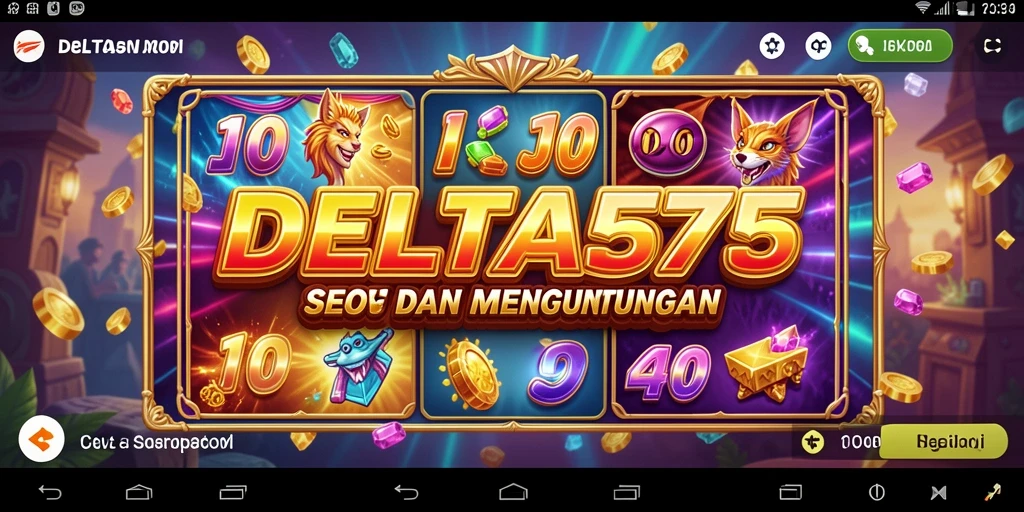 Tampilan gameplay Slot yang memukau di DELTA575.