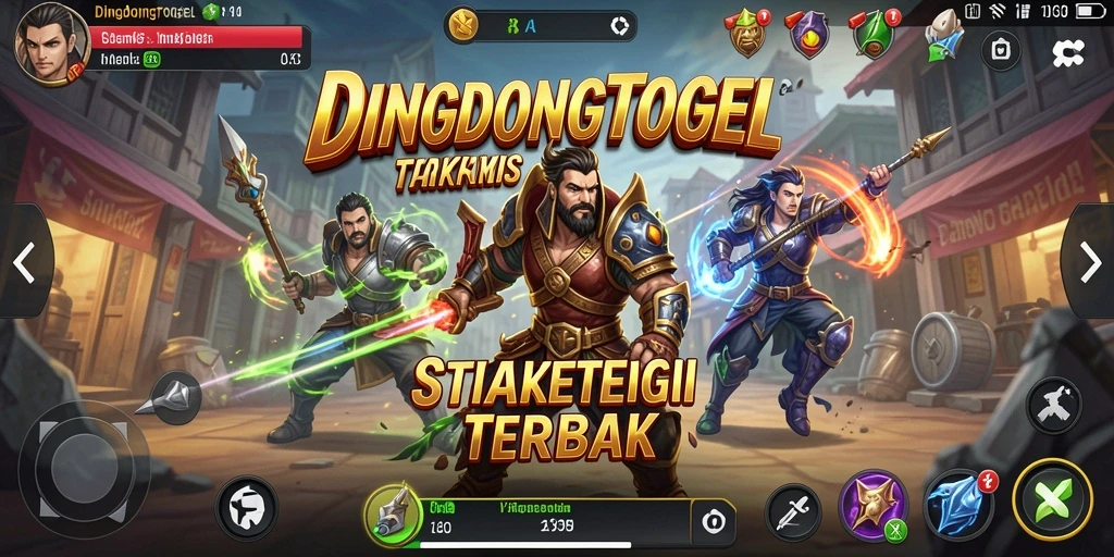 Tampilan gameplay menarik DINGDONGTOGEL dengan strategi mendalam.