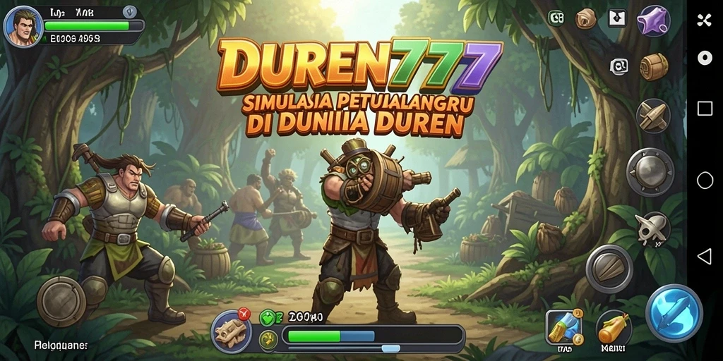 Tangkapan layar dari gameplay menarik di DUREN777.