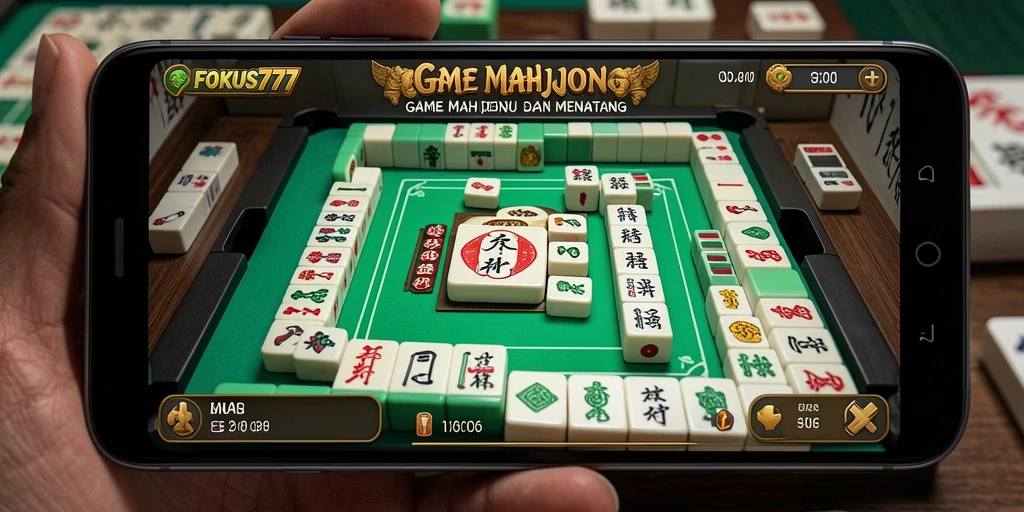 Tampilan menarik dari gameplay FOKUS777 dalam permainan Mahjong.