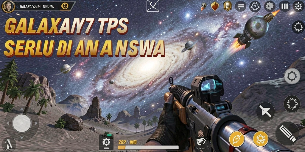 Tampilan gameplay menegangkan di GALAXY77 dengan aksinya yang luar biasa.