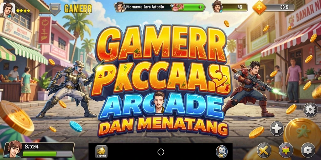 Tampilan gameplay seru dan menantang di GAMERP.