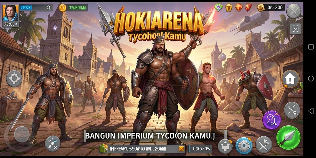 Tampilan gameplay HOKIARENA yang menarik dan seru.