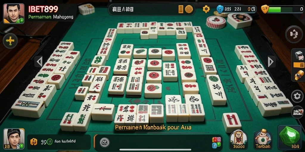 Tampilan gameplay menawan dalam permainan Mahjong IBET899.