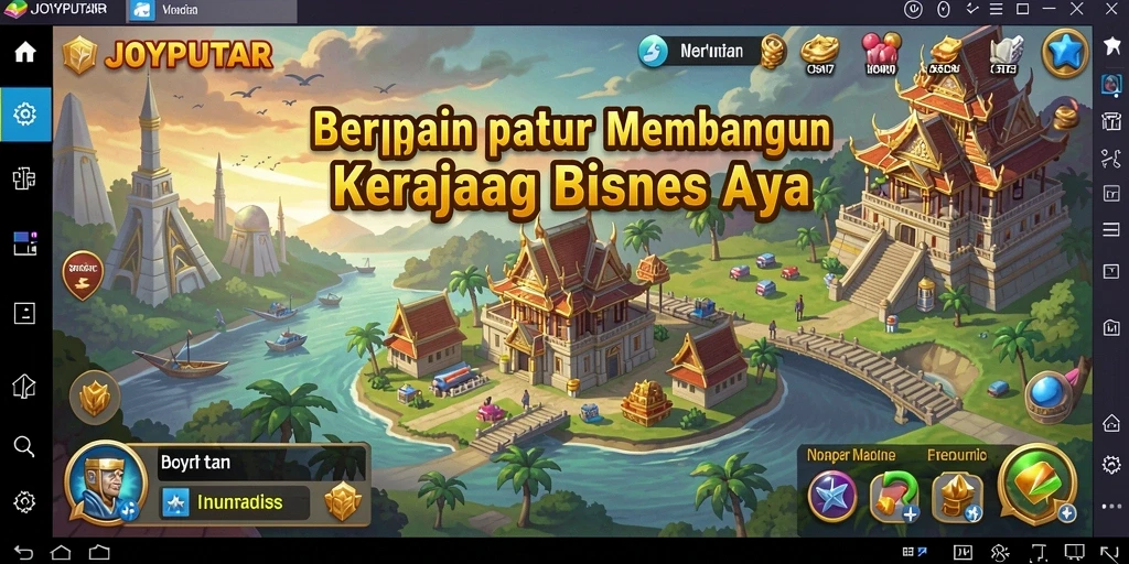 Tampilan gameplay JOYPUTAR yang mendebarkan dan penuh strategi.