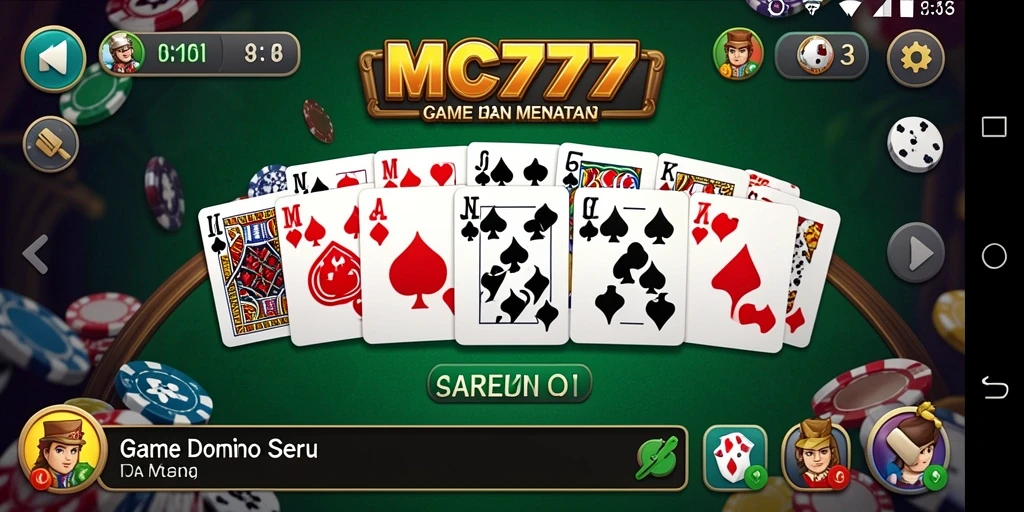 Tampilan gameplay seru di MC777 dengan grafis menawan.