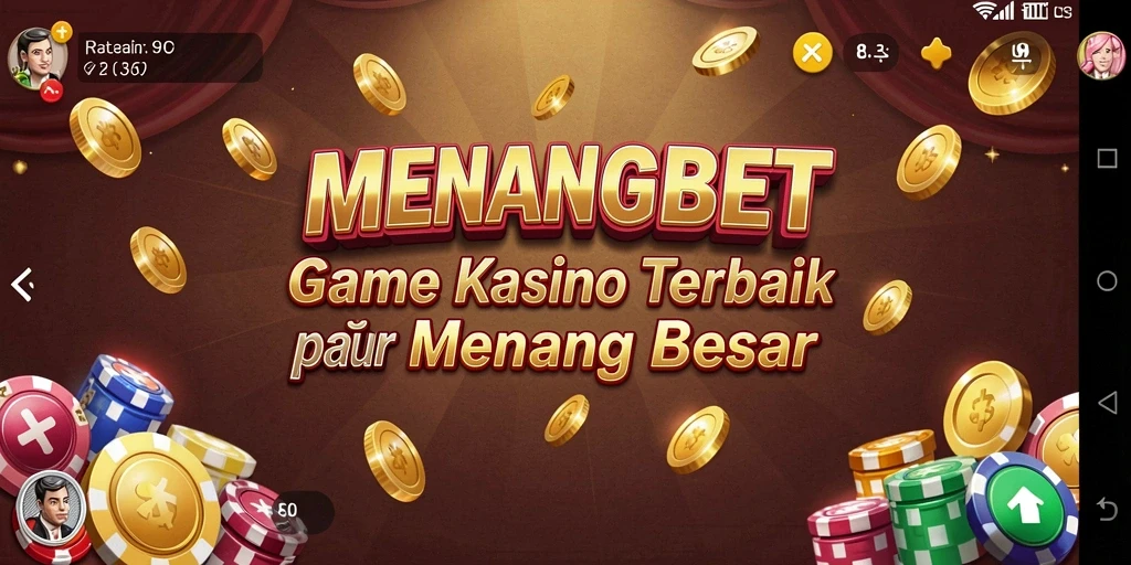 Tampilan gameplay menarik dari MENANGBET di layar smartphone.