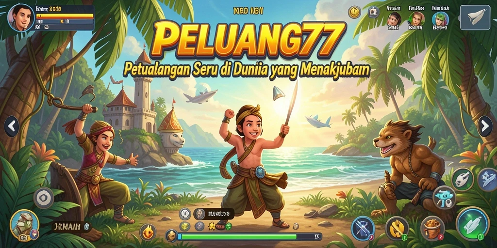 Tampilan gameplay PELUANG77 yang menakjubkan saat berpetualang.