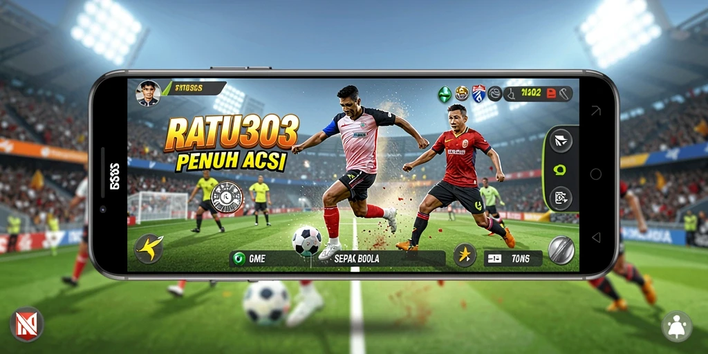 Gameplay menarik dari RATU303 dalam pertandingan sepak bola.