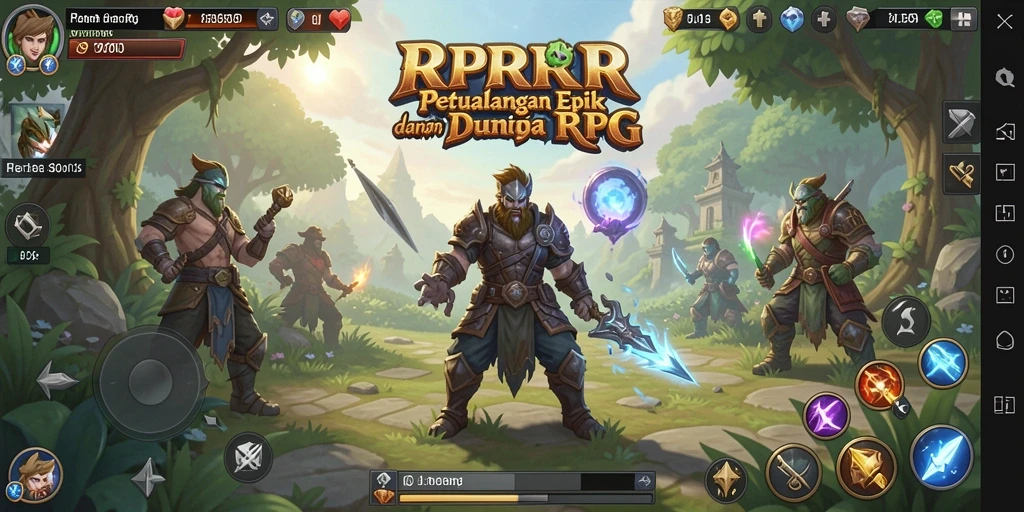 Tampilan gameplay RPRR yang menakjubkan dan penuh aksi.
