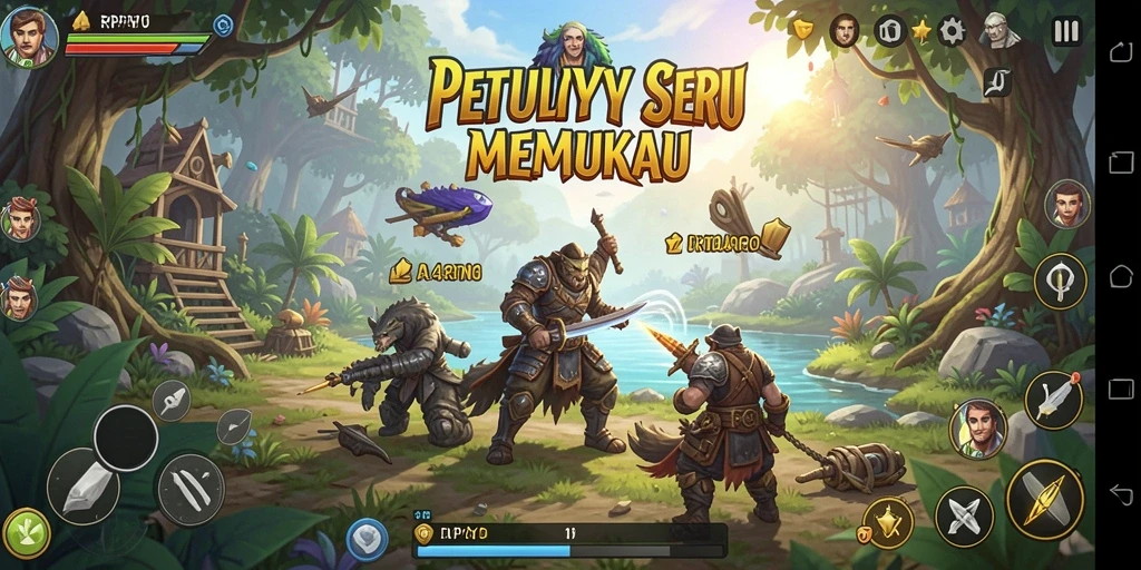 Tampilan menakjubkan dari gameplay RPYYY yang penuh petualangan.