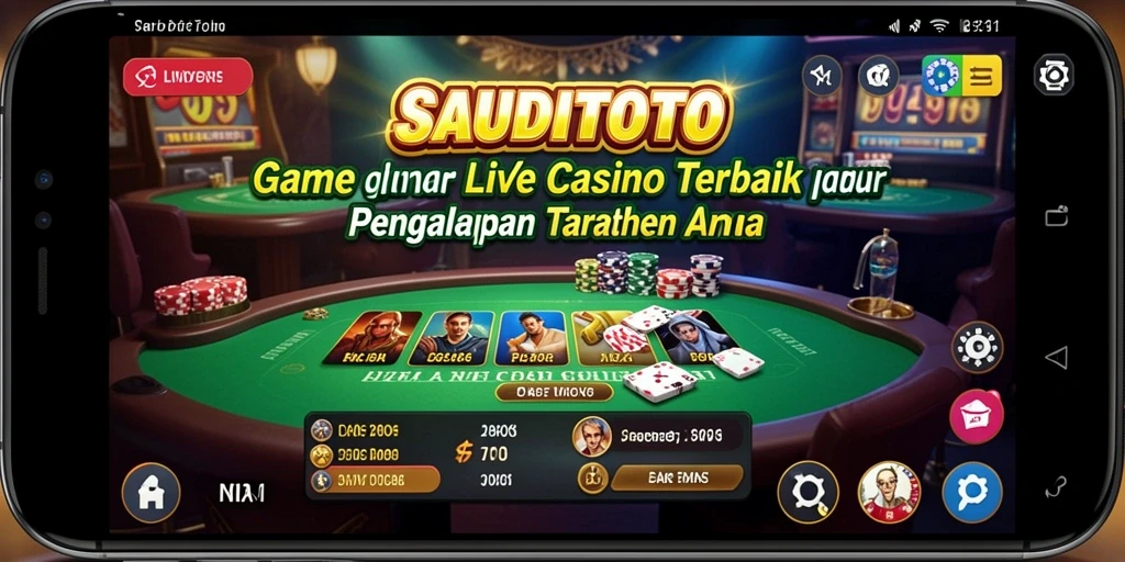 Gameplay Live Casino yang mendebarkan di SAUDITOTO.