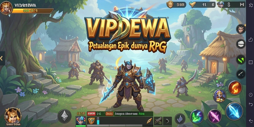Screenshot menampilkan momen seru dalam permainan RPG VIPDEWA.