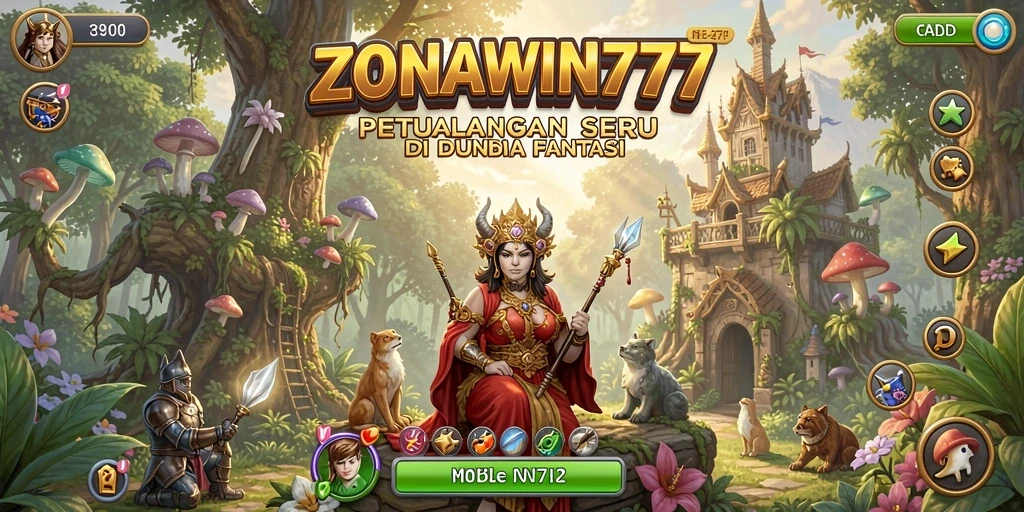 Tampilan gameplay ZONAWIN777 yang penuh petualangan dan tantangan.